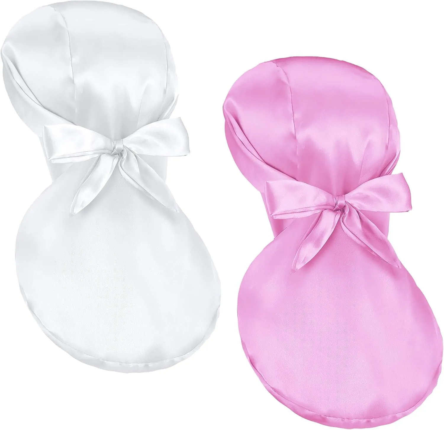 2 Pcs Do Rag for Women Motorcycle Helmet Liner Skull Cap Silk Helmet Hightail Hair Protector Accessories Durag