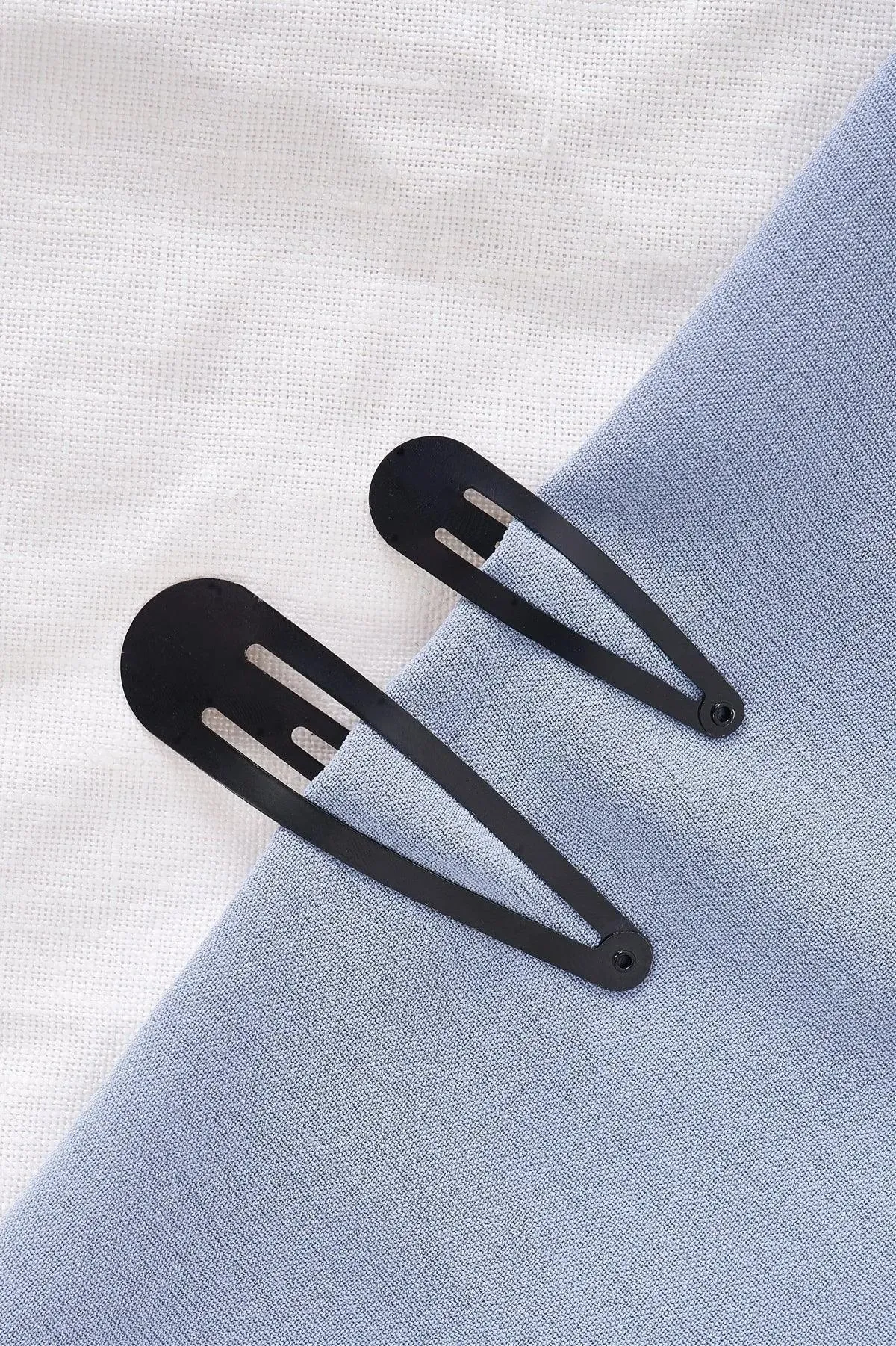 3pcs Small Black Vintage Plain Triangular Hair Clip