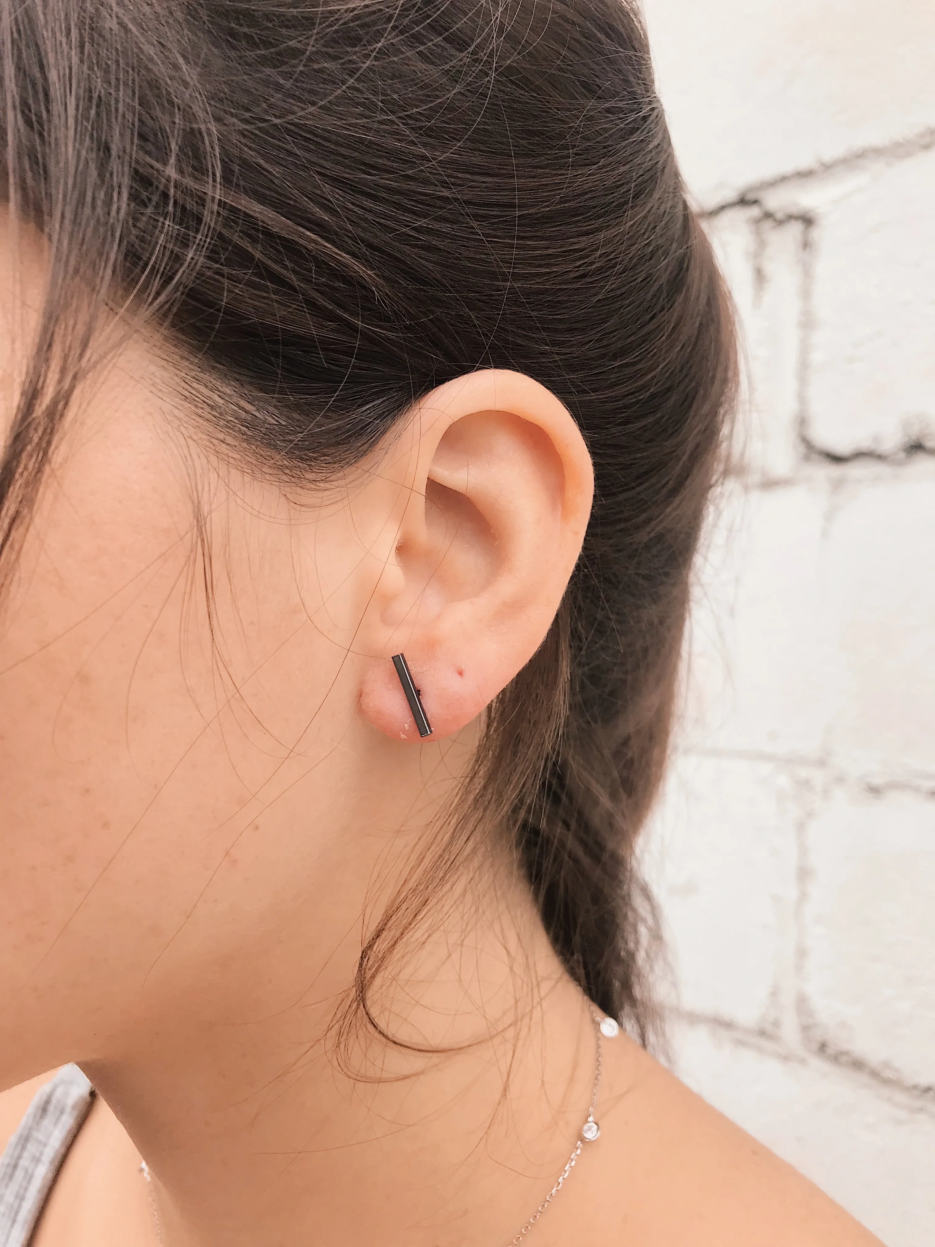 Bar Stud Earrings