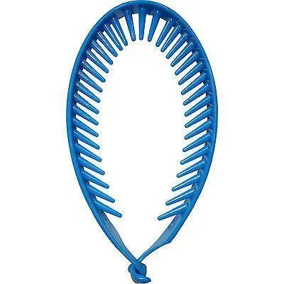 Blue Hair Claw Ponytail Fish Clip French Twist Banana Grip Girls Kid Accessories