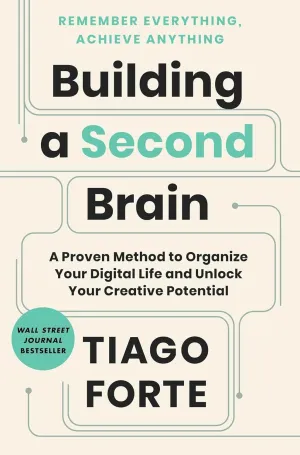 Building a Second Brain: A Proven Method to Organize Your Digital Life and Unlock Your Creative Potential Hardcover  June 14, 2022