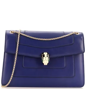 BVLGARI Serpenti Forever Shoulder Bag Leather Medium