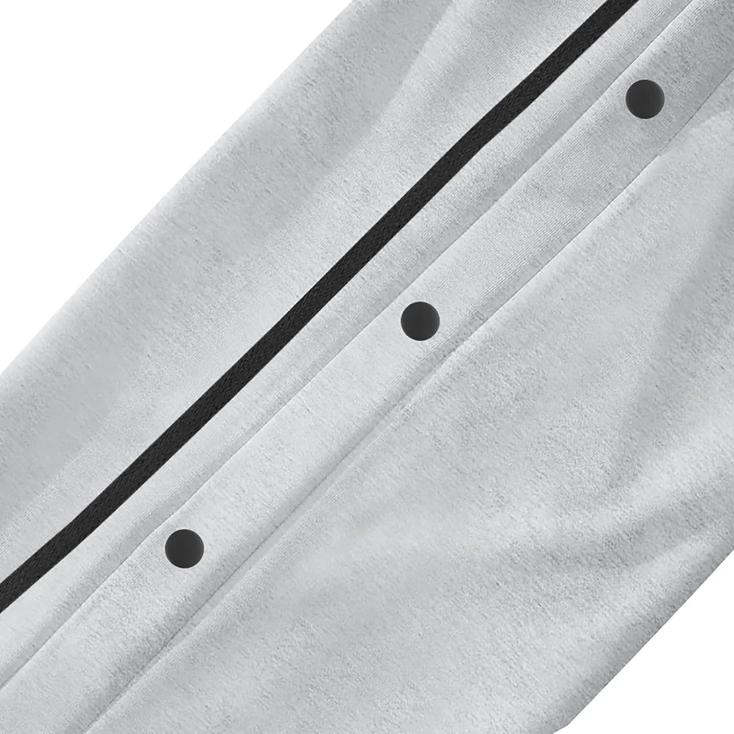 Casual Sweatpants for Men Side Button Elastic Waist Drawstring Active Running Jogging Pants Not Tear Away
