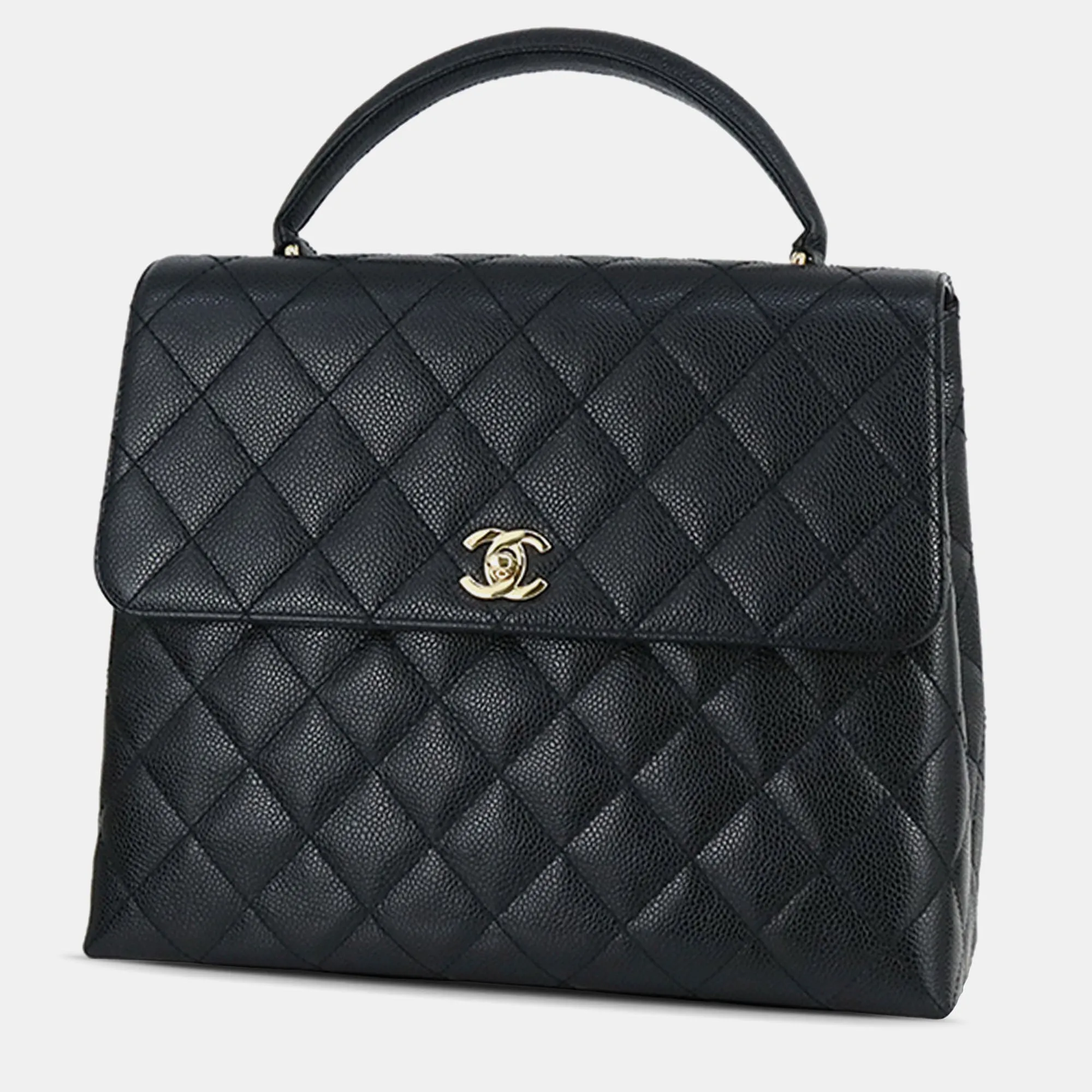 Caviar Kelly Top Handle Bag
