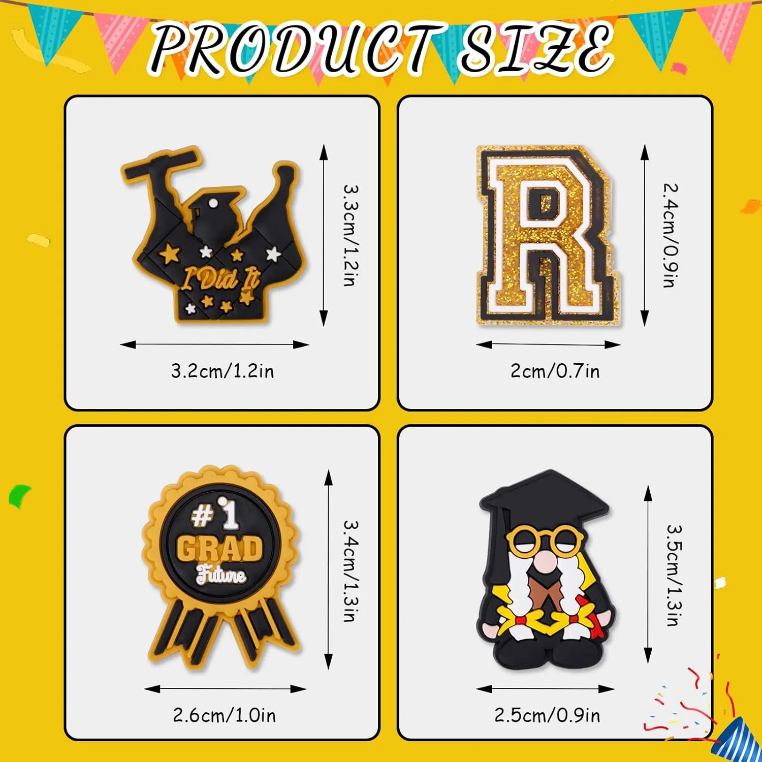 Cute Shoe Charms for Clog Shoes Slides Sandals PVC Shoe Decoration Accessories for Kids Teens Adults Girls Bulk Pack