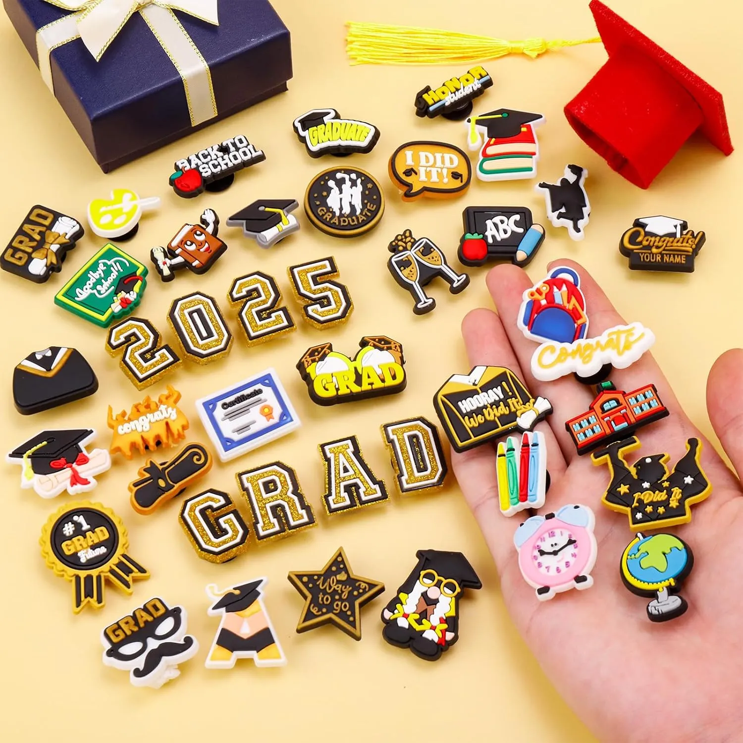 Cute Shoe Charms for Clog Shoes Slides Sandals PVC Shoe Decoration Accessories for Kids Teens Adults Girls Bulk Pack
