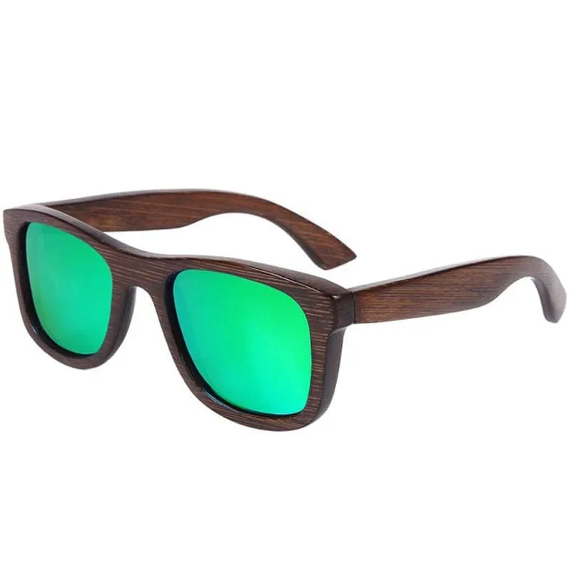 Dark Brown Full Frame Wood Sunglasses Polarized For Men Women(8 colors)