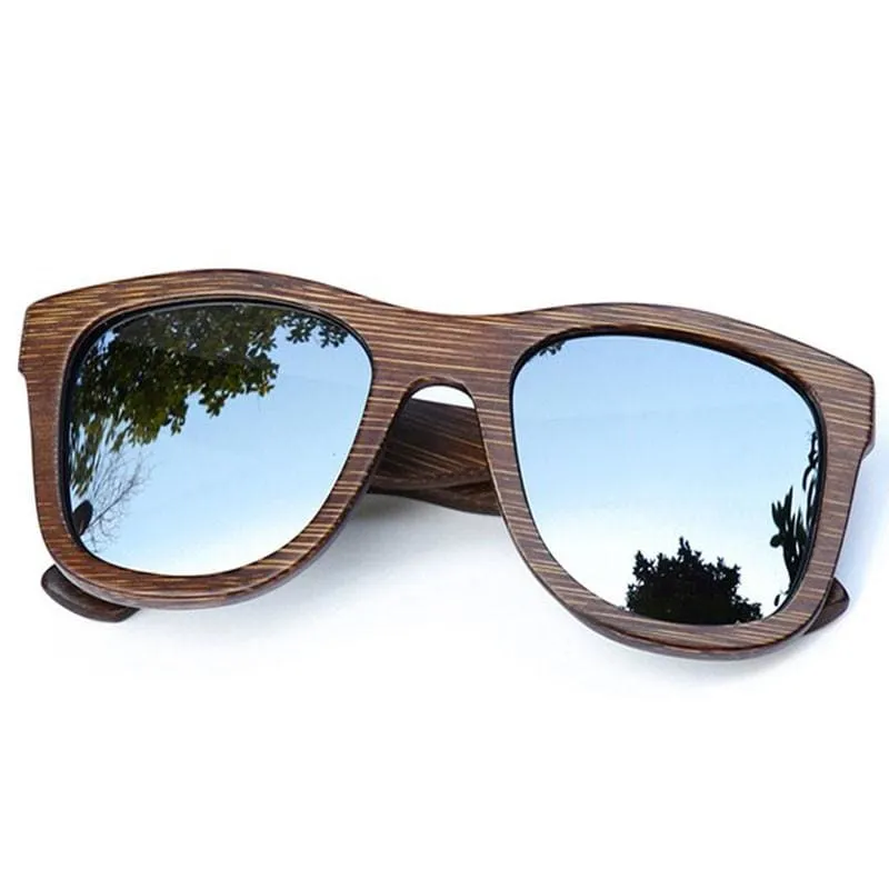 Dark Brown Full Frame Wood Sunglasses Polarized For Men Women(8 colors)