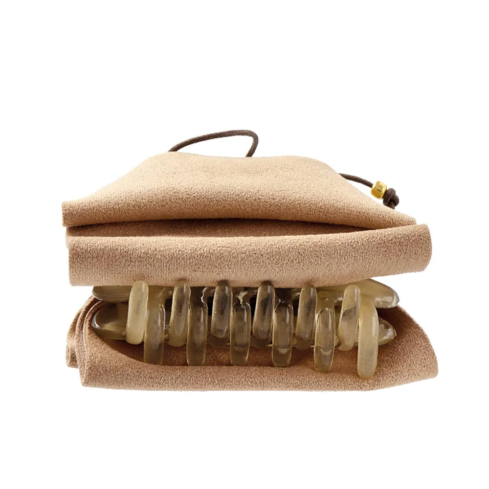 Faux Suede Ribbon Hair Claw