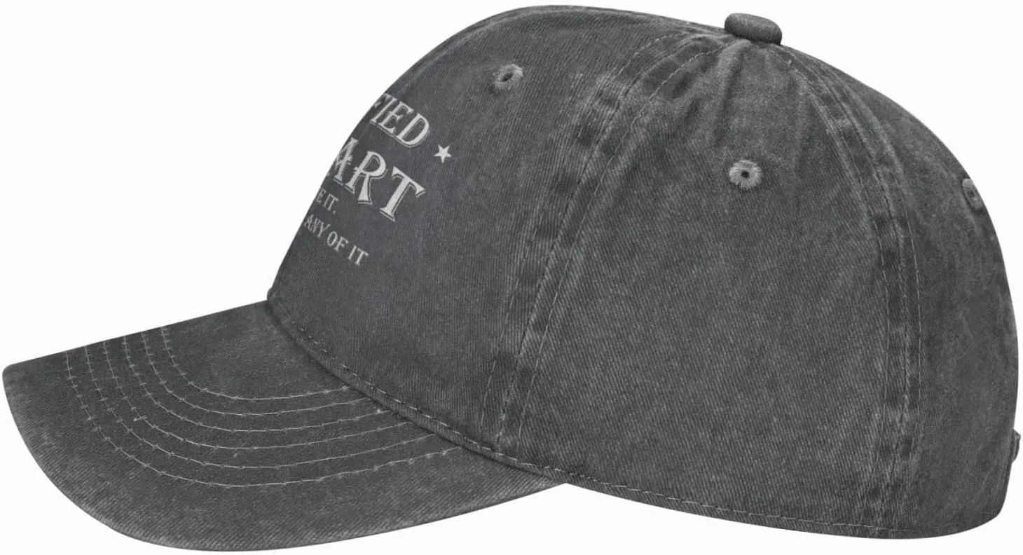 Funny Hat Certified Old Fart Hat for Men Baseball Hats Graphic Cap
