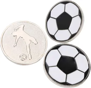 gernie 3Pcs Portable Soccer Referee Flip Anti Hard Alloy Football Judge Toss with Case for Matches Training