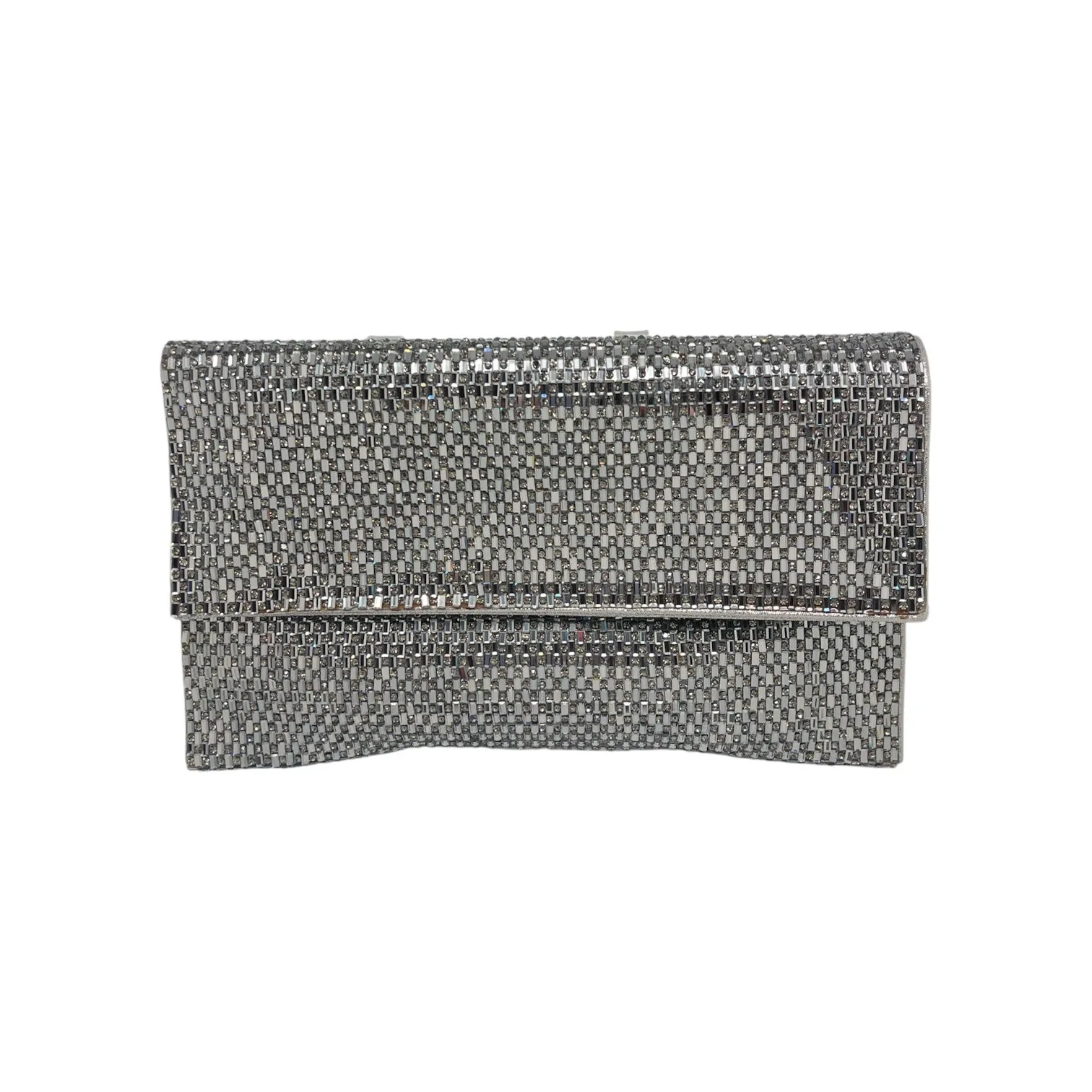 Gunmetal Envelope Clutch