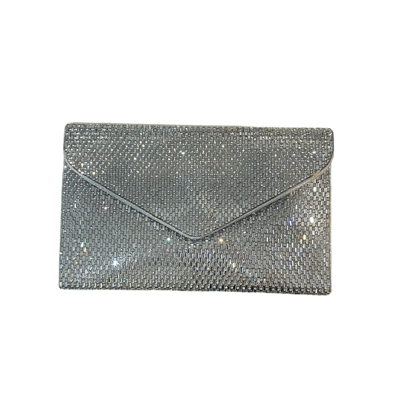 Gunmetal Envelope Clutch