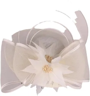 Hgvcfcv Bride Wedding Headwear Elegant Women Formal Black Millinery Fedora Cap Headband Accessories Cocktail Hats