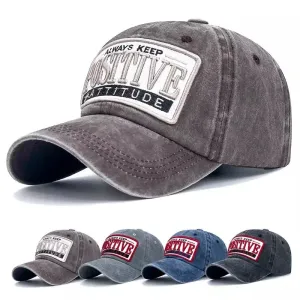 Keep Positive Attitude Baseball Cap