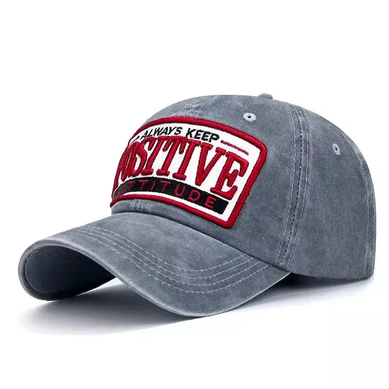 Keep Positive Attitude Baseball Cap