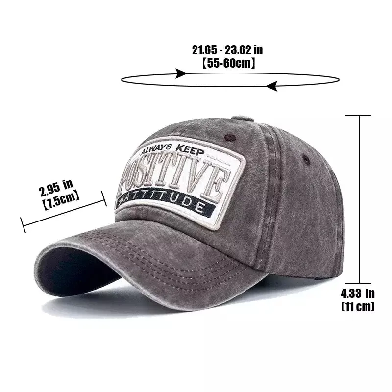 Keep Positive Attitude Baseball Cap