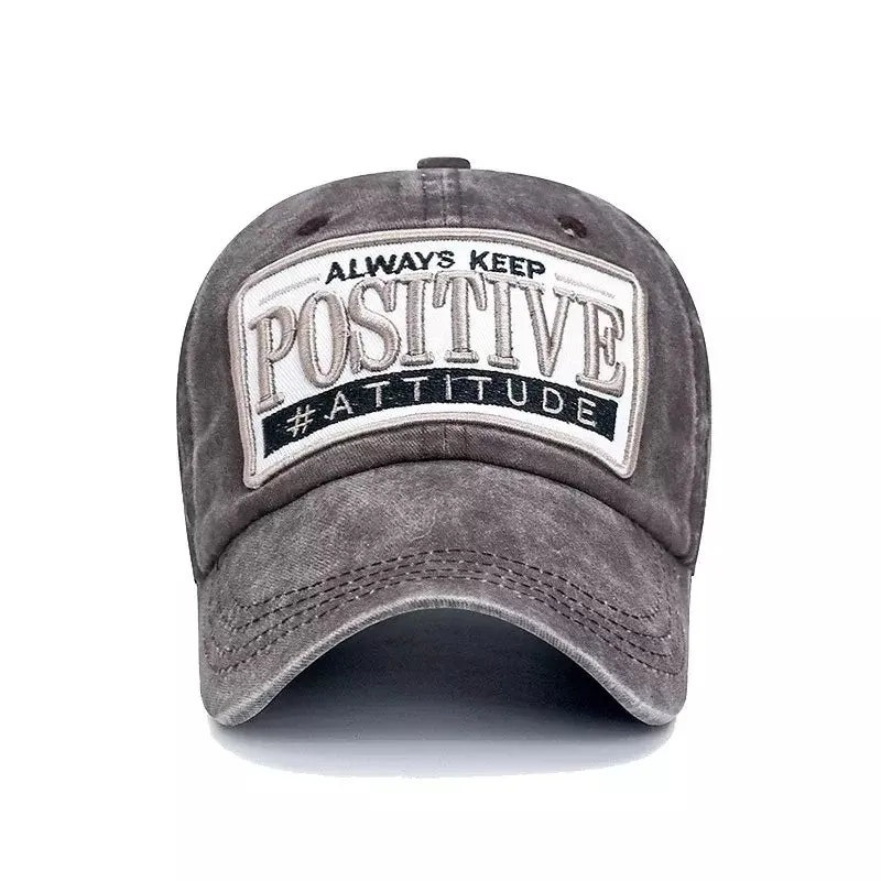 Keep Positive Attitude Baseball Cap