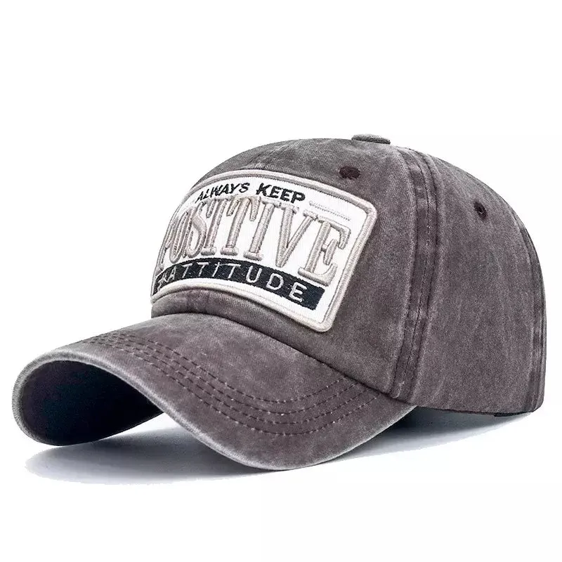 Keep Positive Attitude Baseball Cap