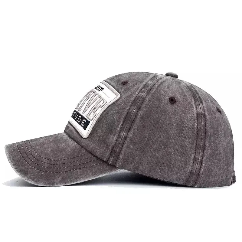 Keep Positive Attitude Baseball Cap