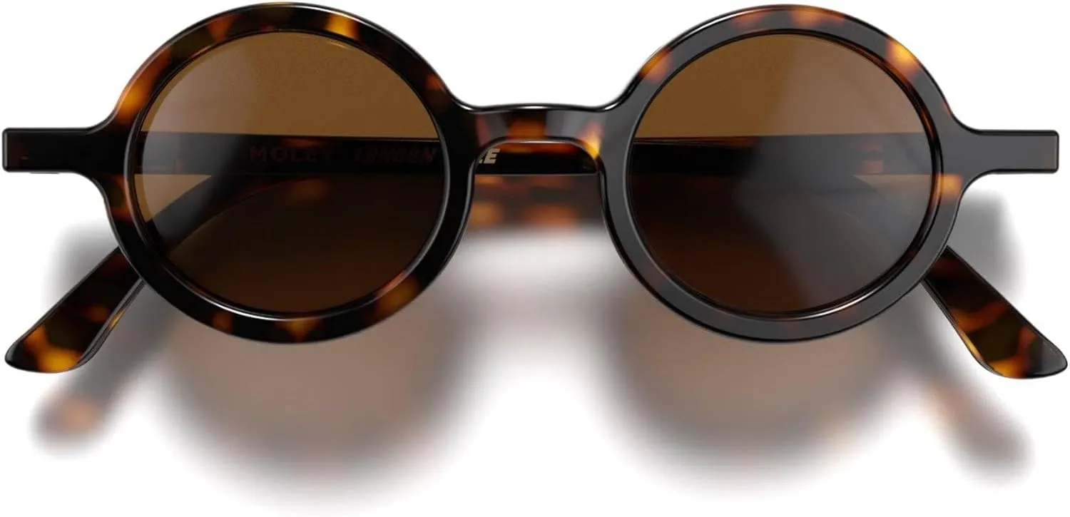 LONDON MOLE Eyewear | Moley Sunglasses | Round Glasses | Fashion Brand | UV400 Protection | Men's Women's Unisex