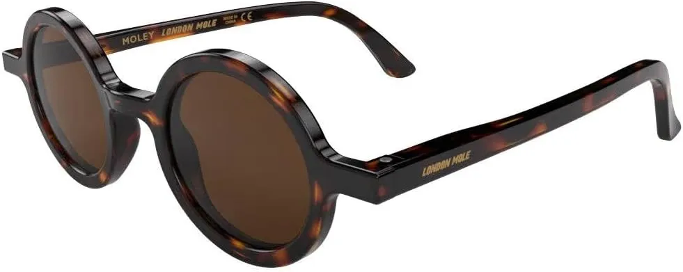 LONDON MOLE Eyewear | Moley Sunglasses | Round Glasses | Fashion Brand | UV400 Protection | Men's Women's Unisex