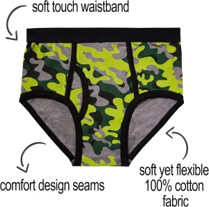 MALLARY BY MATTHEW Boys 100% Cotton Briefs Underwear (8 Pack or 16 Pack)