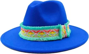 Men's Fedoras Hat Bow Ribbon Feather Accessories Jazz Hat Women's Hats Wide Brimmed Hats 37 M55-58cm