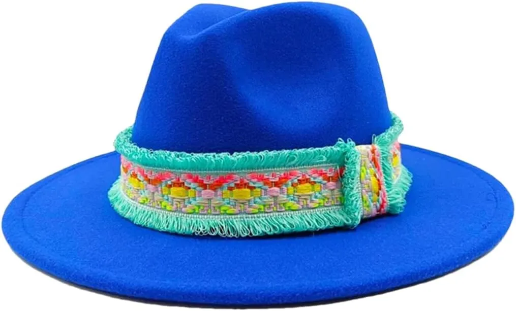 Men's Fedoras Hat Bow Ribbon Feather Accessories Jazz Hat Women's Hats Wide Brimmed Hats 37 M55-58cm