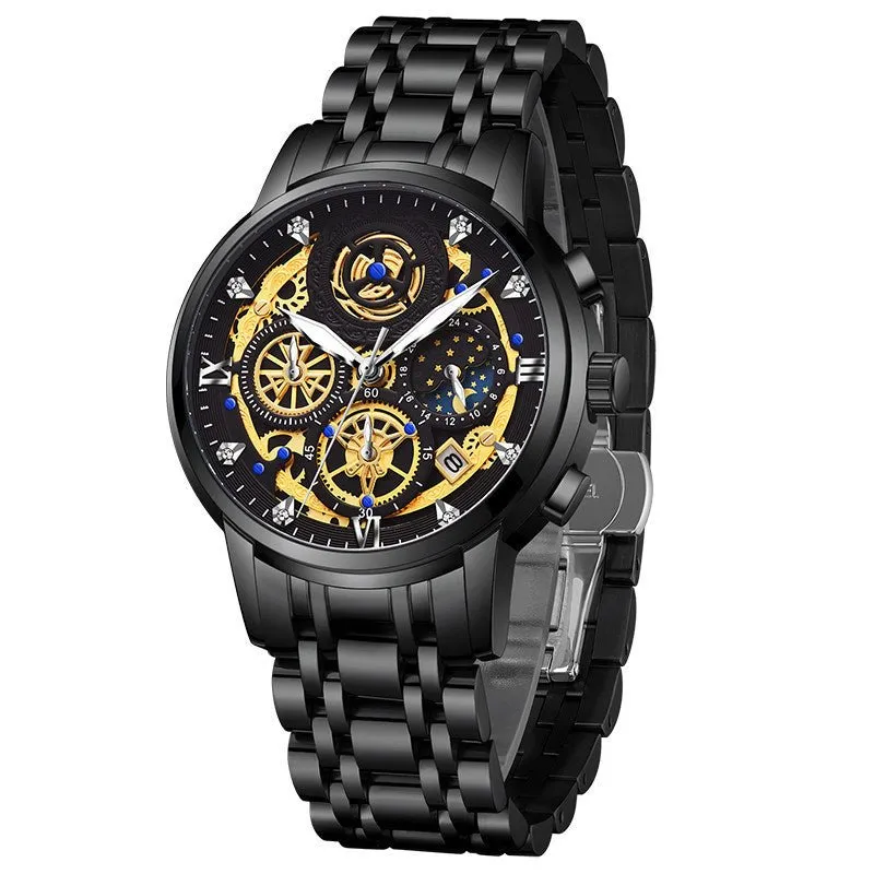 Men's Swiss Personality Waterproof Cross-Border Quartz Watch