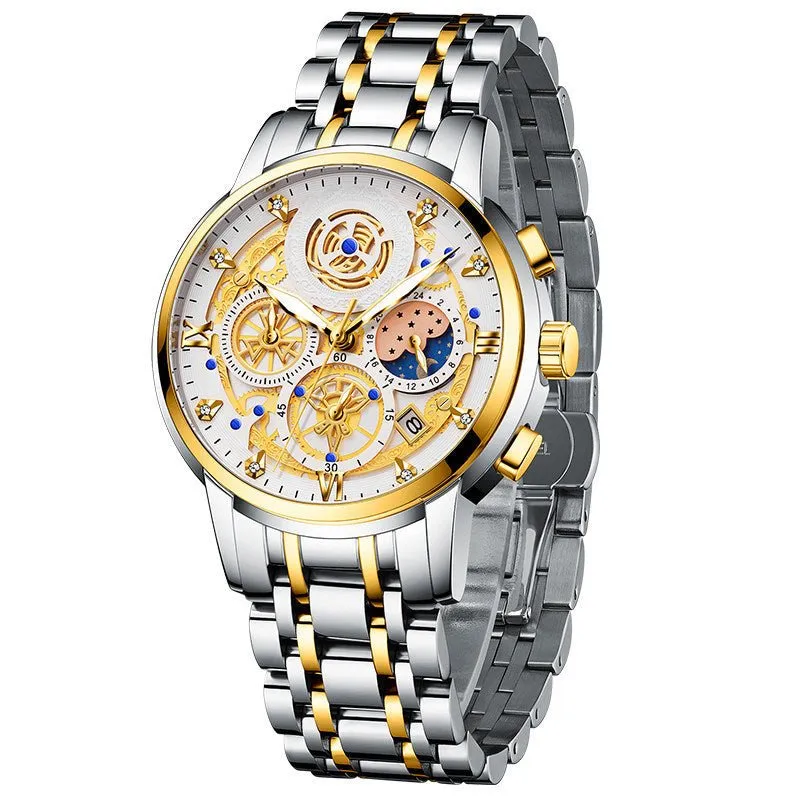 Men's Swiss Personality Waterproof Cross-Border Quartz Watch