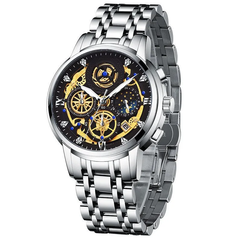 Men's Swiss Personality Waterproof Cross-Border Quartz Watch