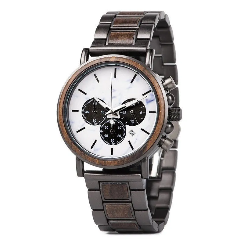 Men's Wooden Luminous Watch