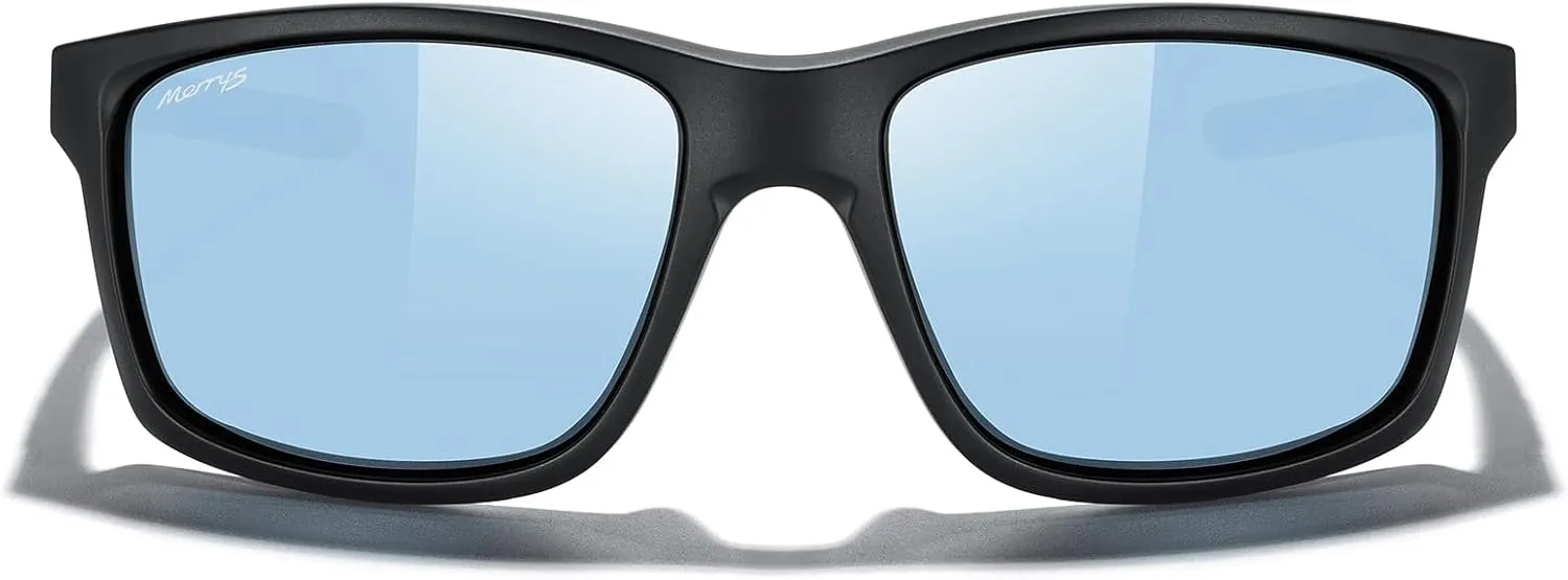 MERRY'S Sports Polarized Sunglasses For Men Women Cycling Running Driving Golf Fishing UV400 Protection S9266