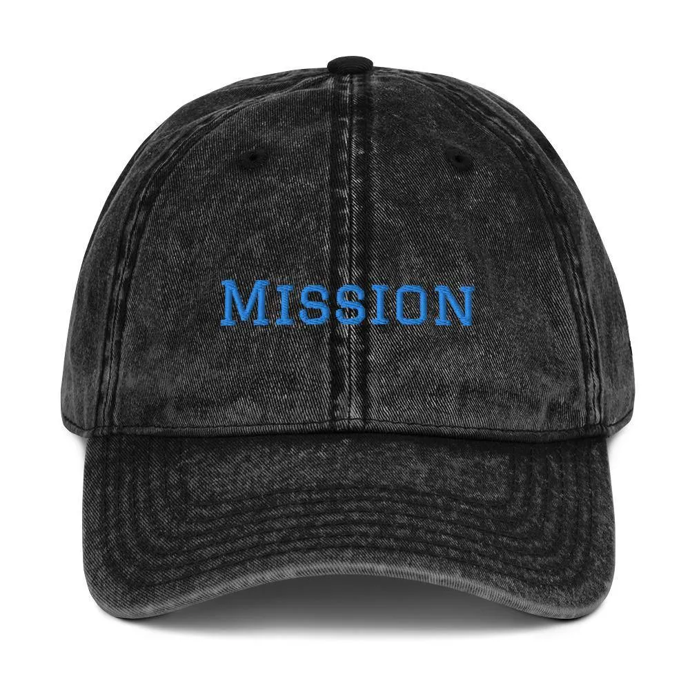 Mission | Outdoor and Indoor Caps and Hats Vintage Cotton Twill Cap