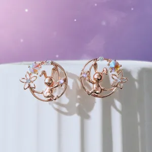 Moon Rabbit Earrings