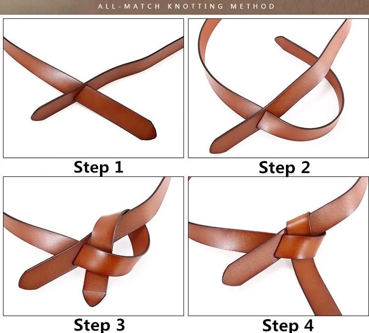 Morris Wrap Around Leather Belt - 3 Colors