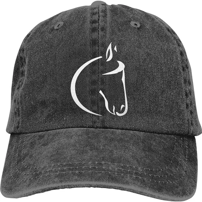 Negi Denim Hat for Men Women Washed Distressed Adjustable Dad Hats Baseball Cap Vintage Unconstructed Plain Cap Unisex Fit