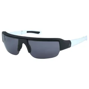 POPGUN | Polarized, Matte Black/White, Gray Lens