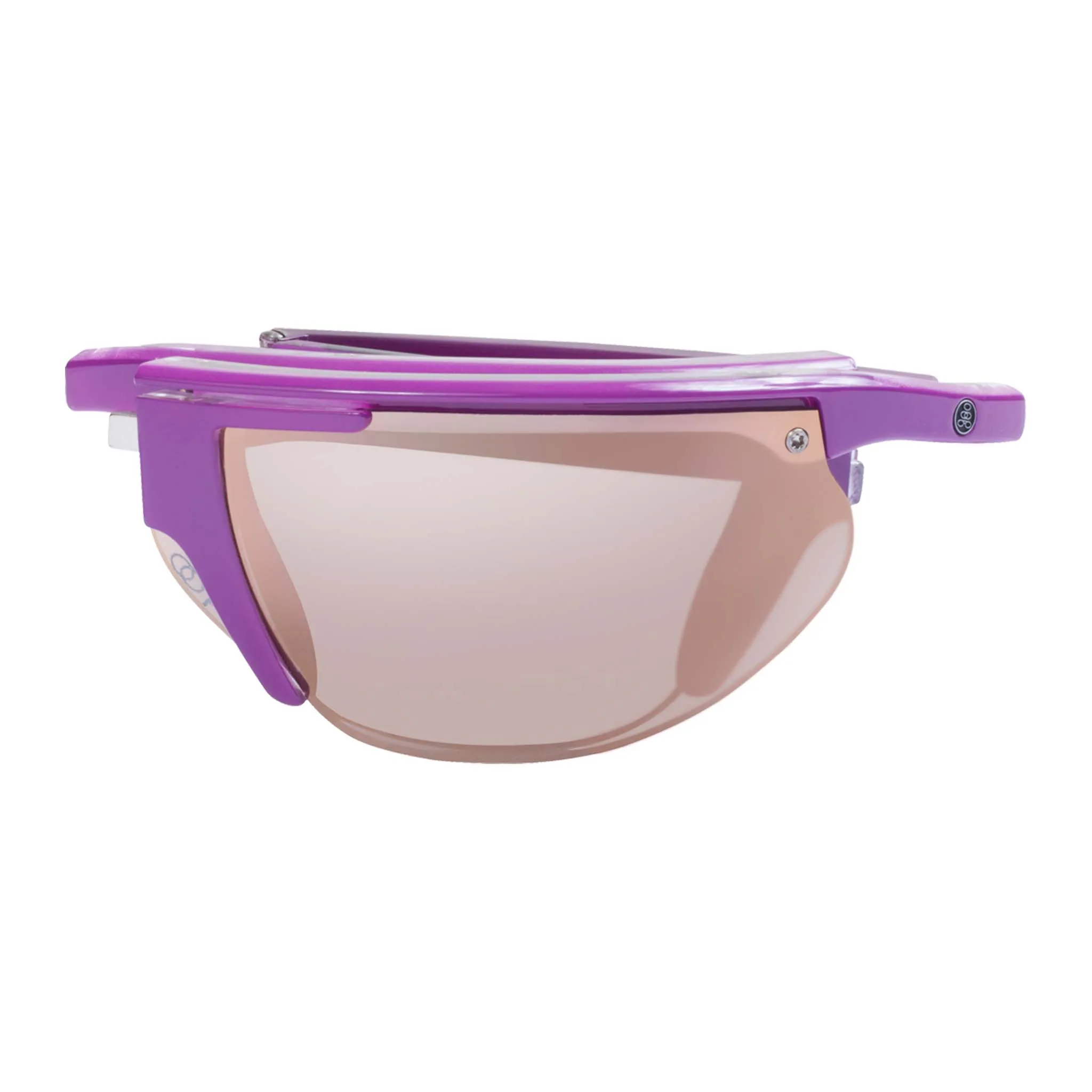 POPTRAIL | Polarized, Gloss Lavender/Crystal, Pink Mirror, Small