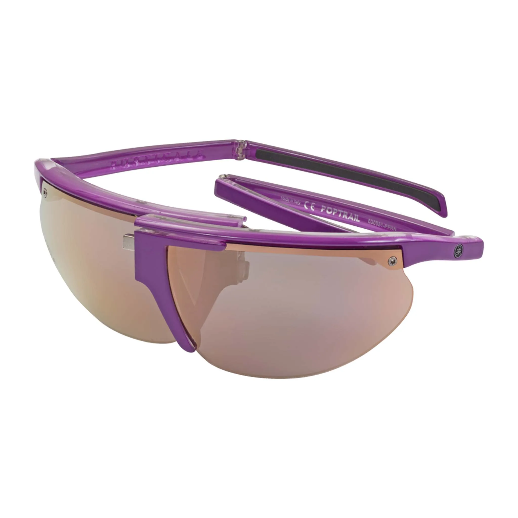 POPTRAIL | Polarized, Gloss Lavender/Crystal, Pink Mirror, Small