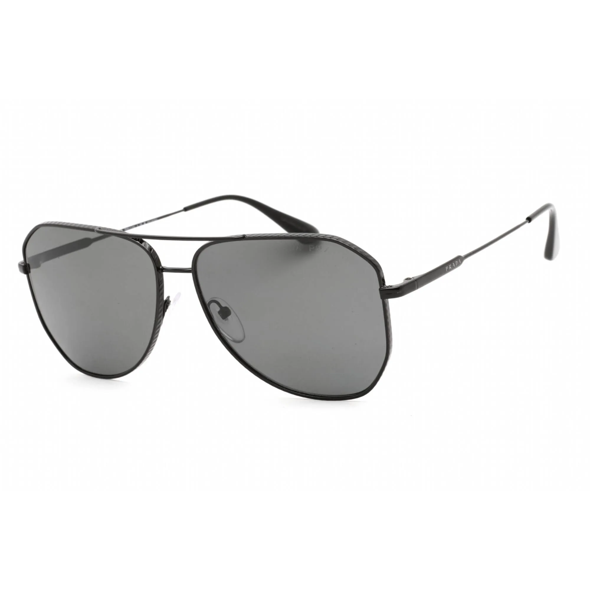 Prada Unisex Sunglasses - Adjustable Nose Pads Metal Aviator Frame | 0PR 63XS 1AB08G