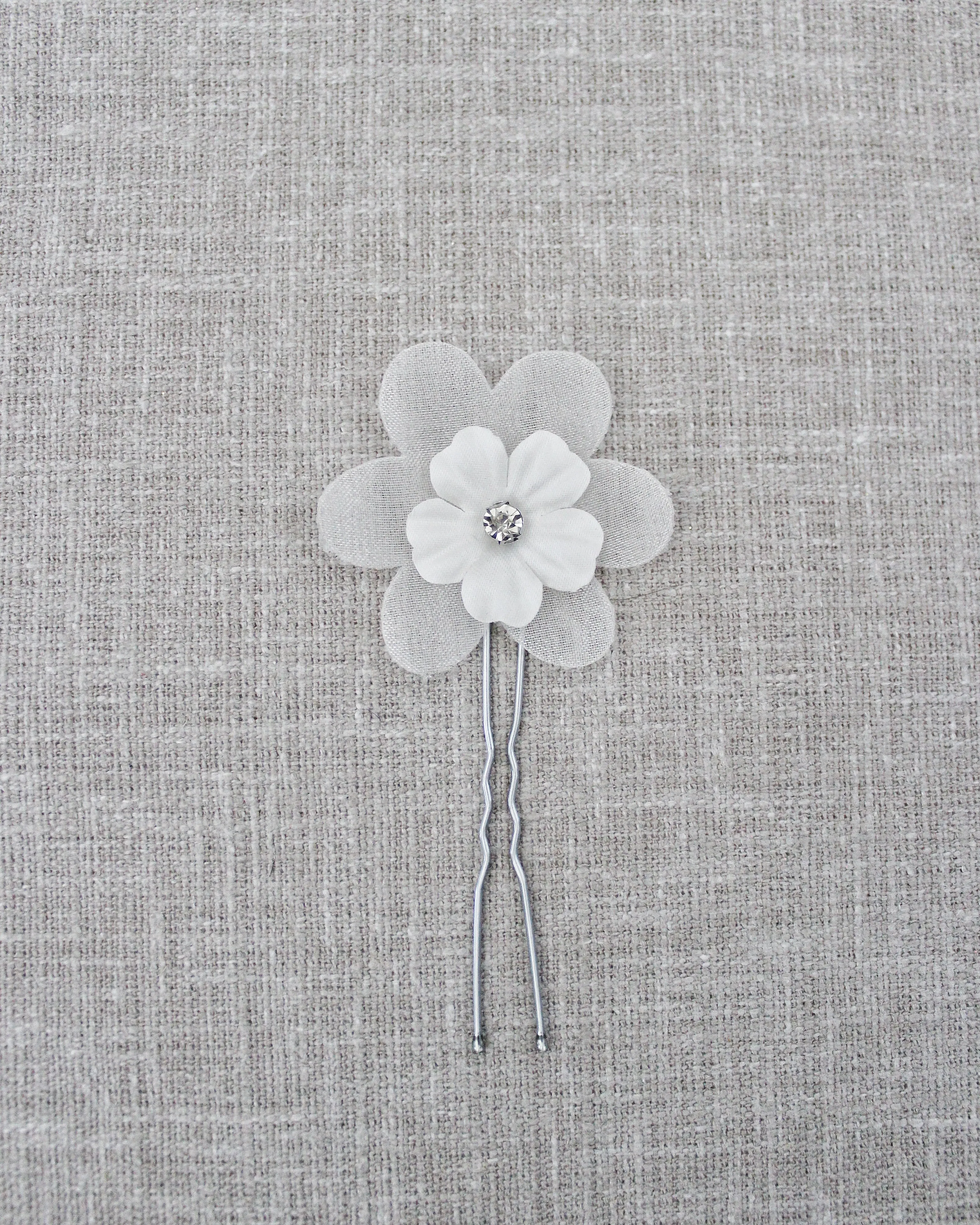 Rhinestone Flower Hair Pin