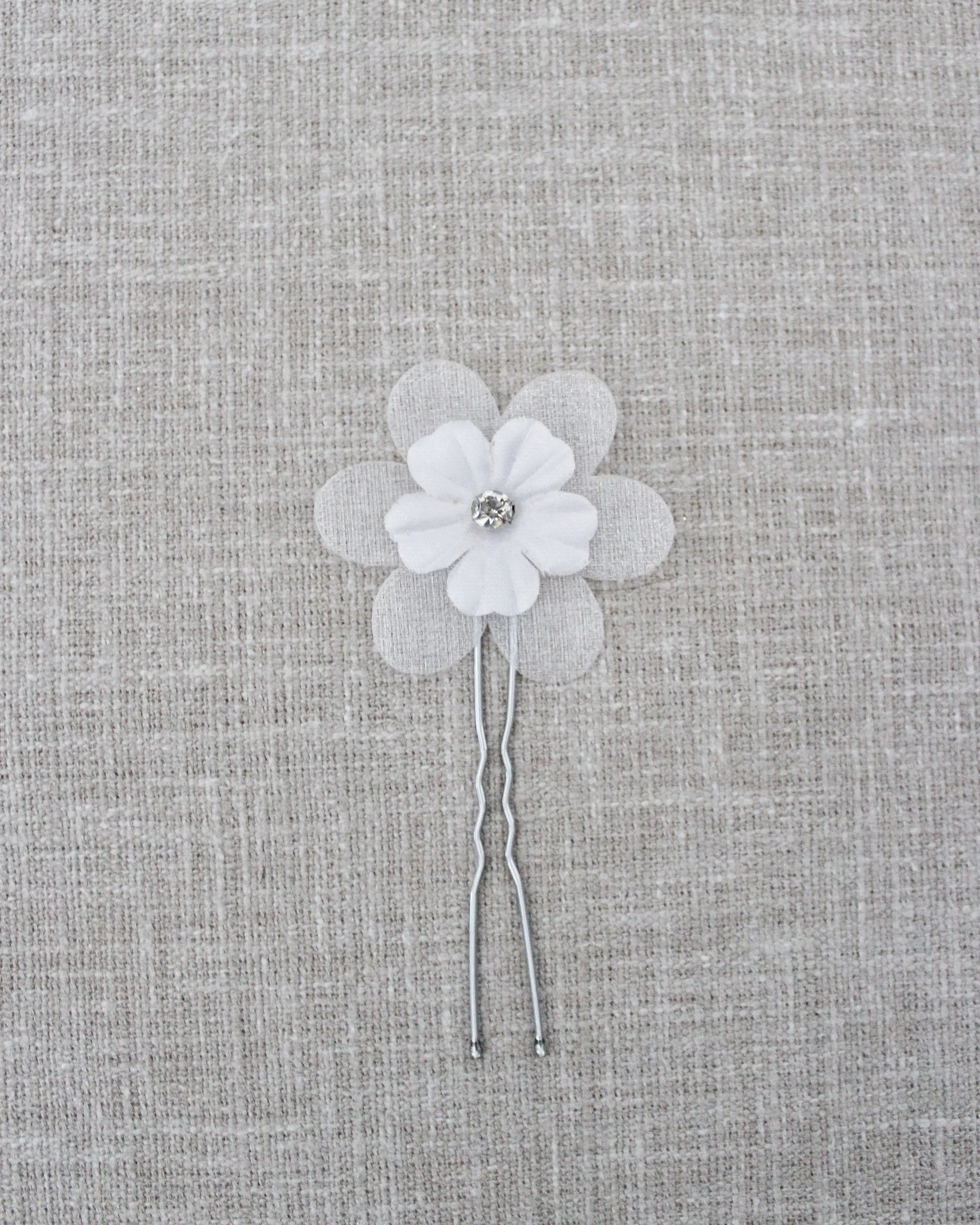 Rhinestone Flower Hair Pin