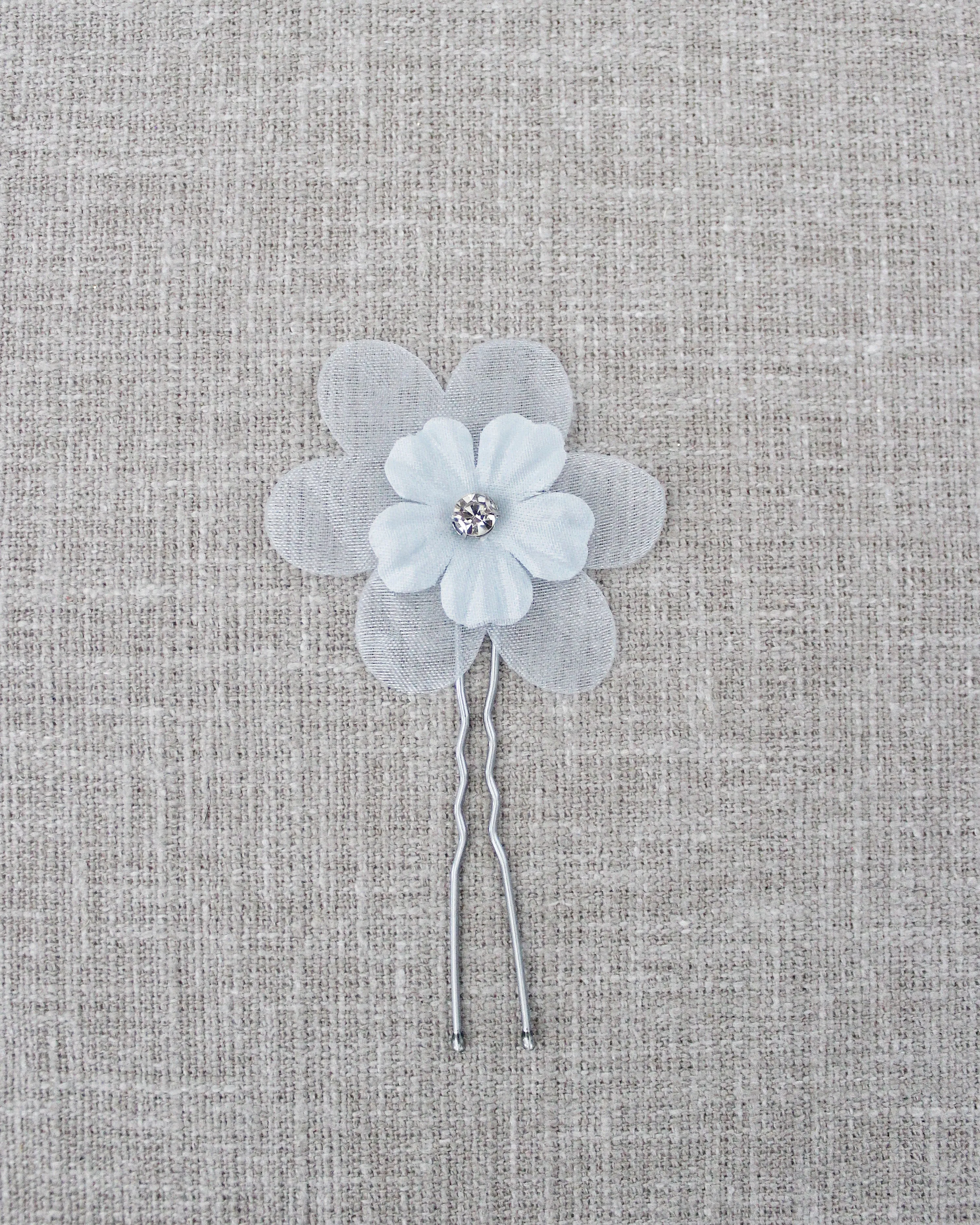 Rhinestone Flower Hair Pin