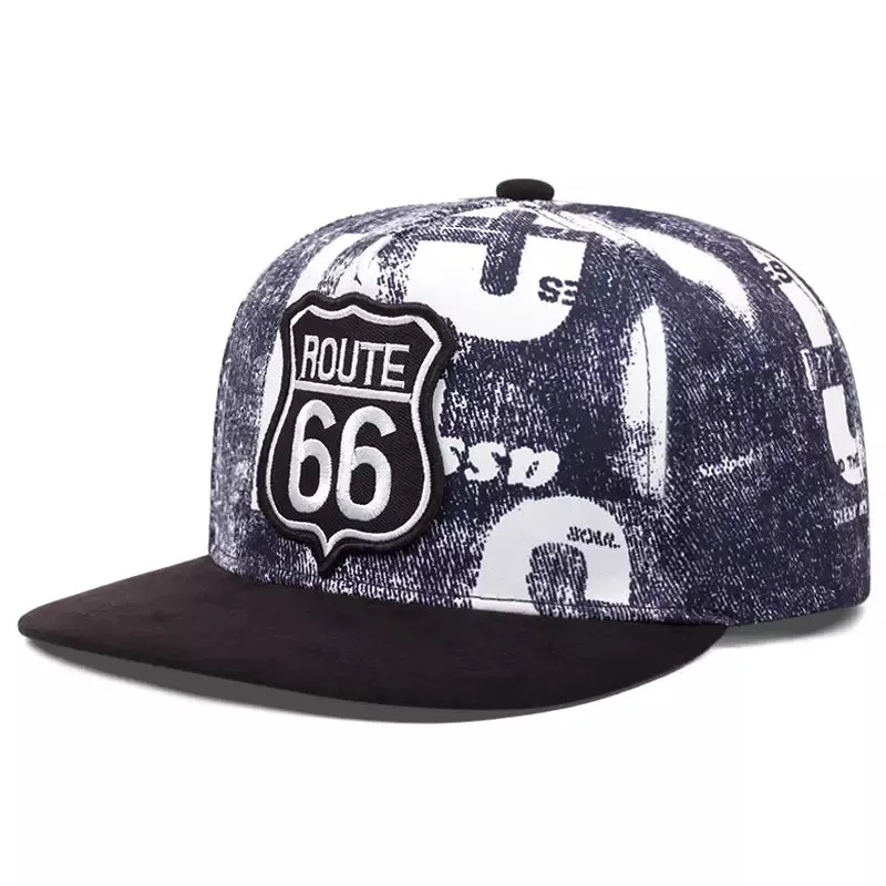 Route 66 Cotton Snapback Cap