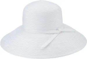 San Diego Hat Company Womens Braided Sun Hat With Self-Tie Band, 5-Inch Brim