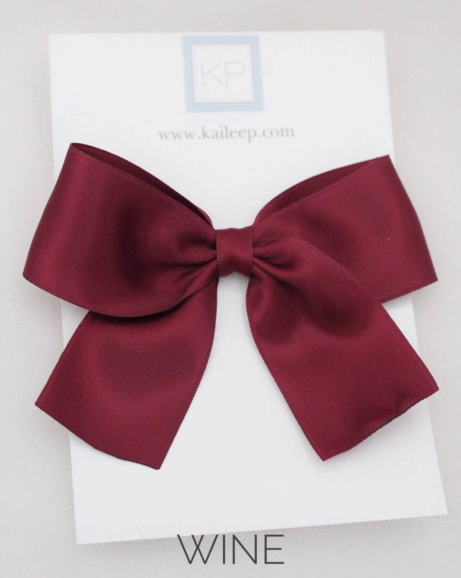 Satin Bow Hair Clips for Girls