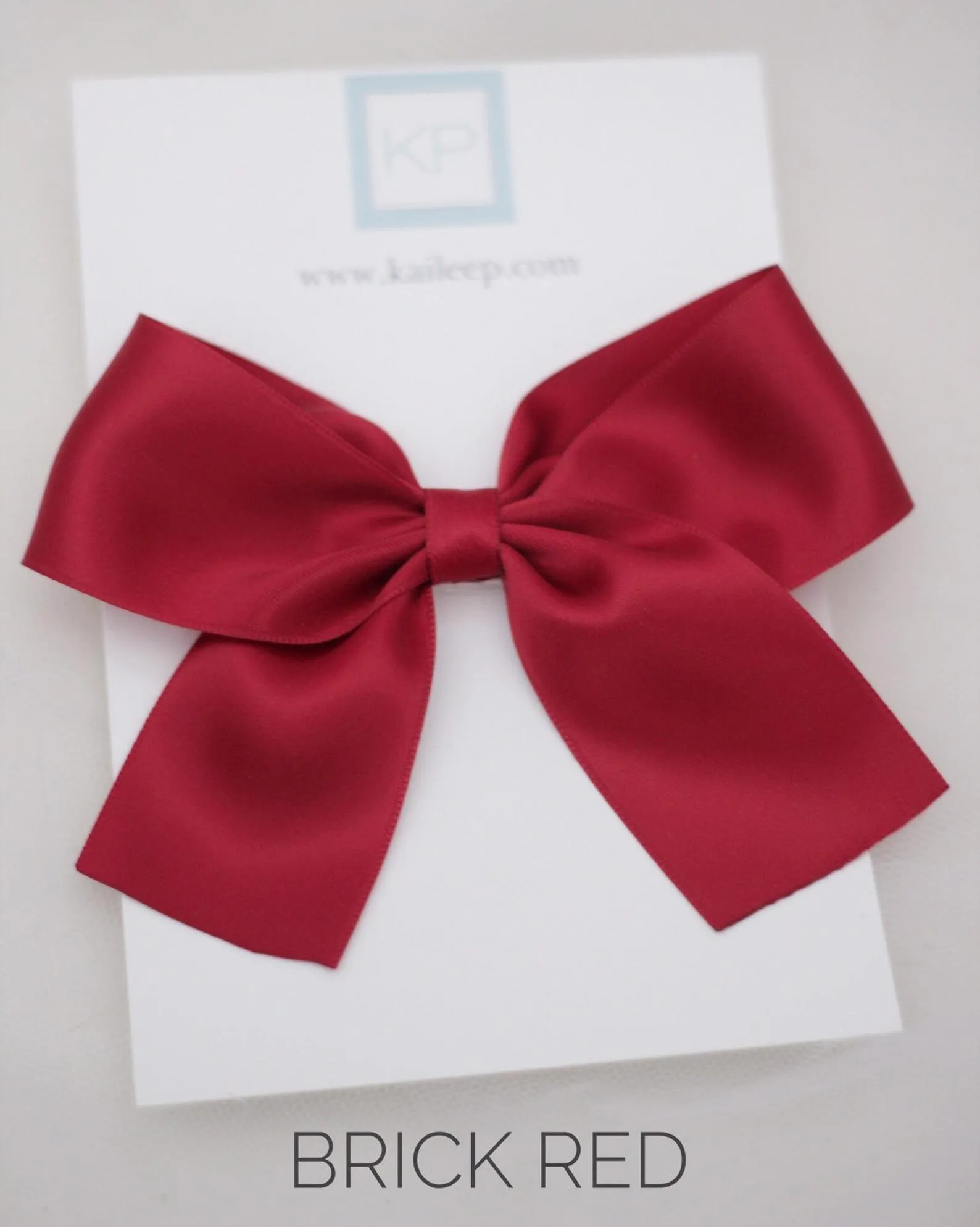 Satin Bow Hair Clips for Girls
