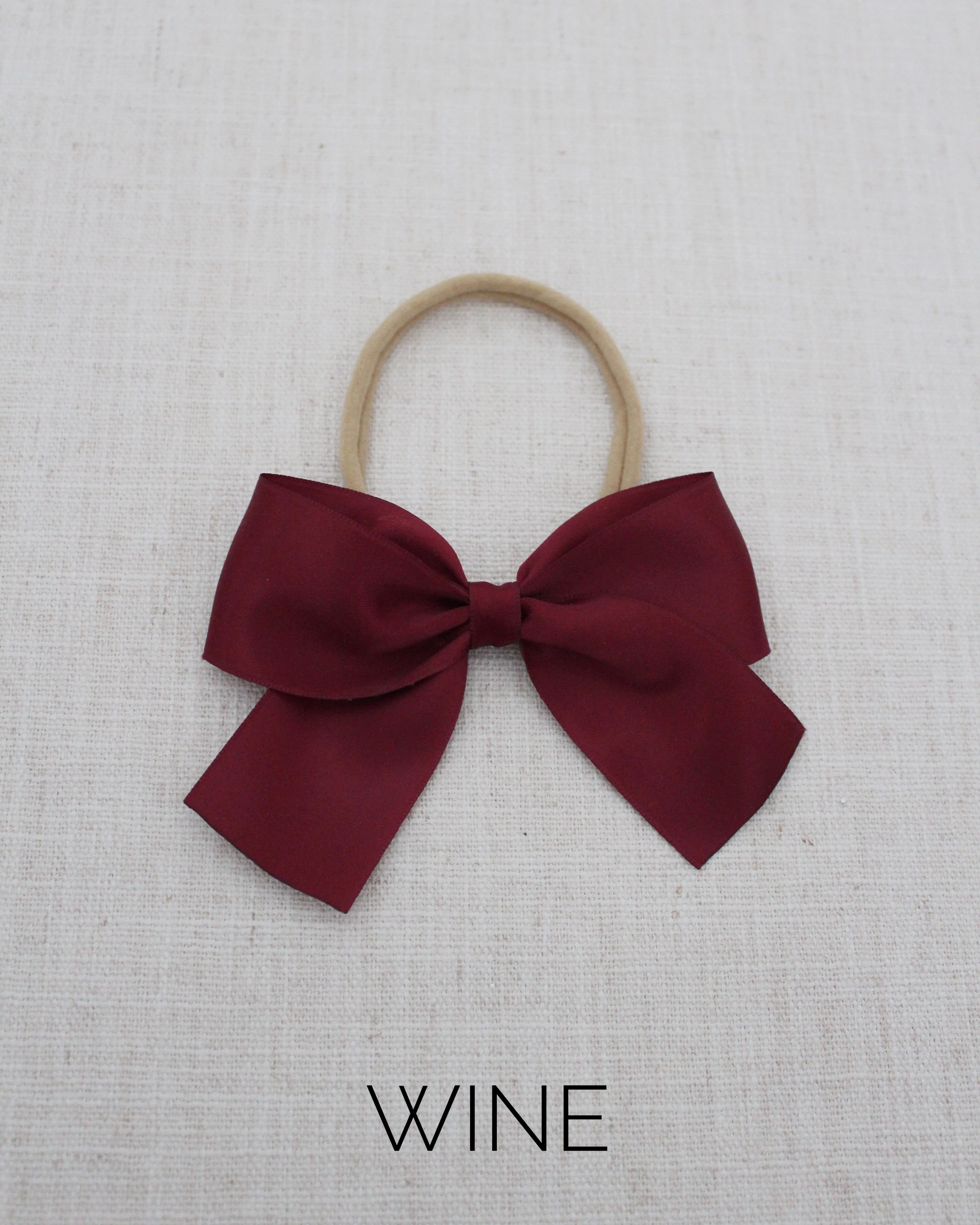 Satin Bow Hair Clips for Girls